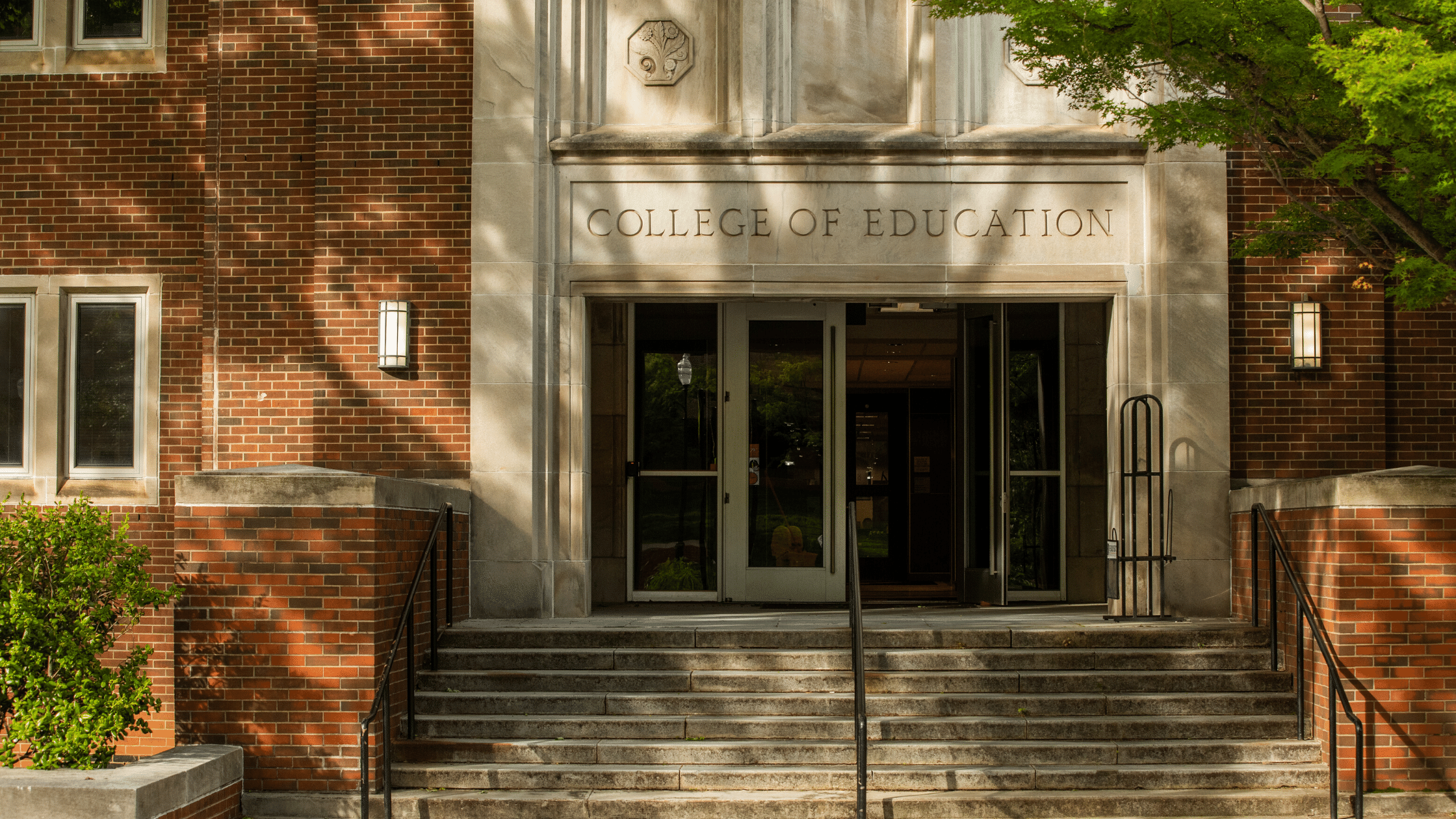 College of Education front steps