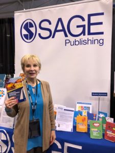 Derrington at SAGE Publications reception for her book
